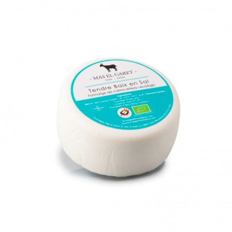 Formatge tendre baix en sal Mas el Garet 250gr. aprox.