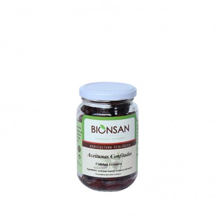 Aceitunas negras confitadas Bionsan