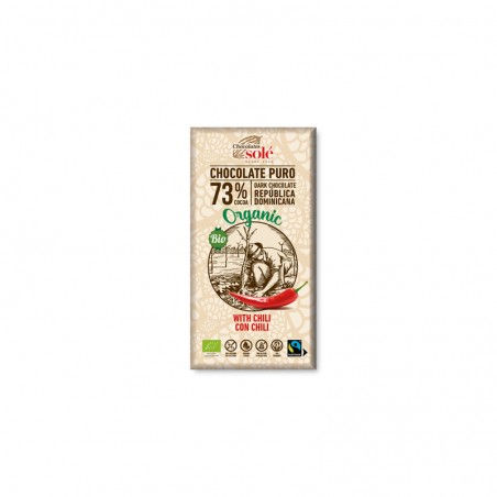 Chocolate negro con guindilla, Solè ecológico